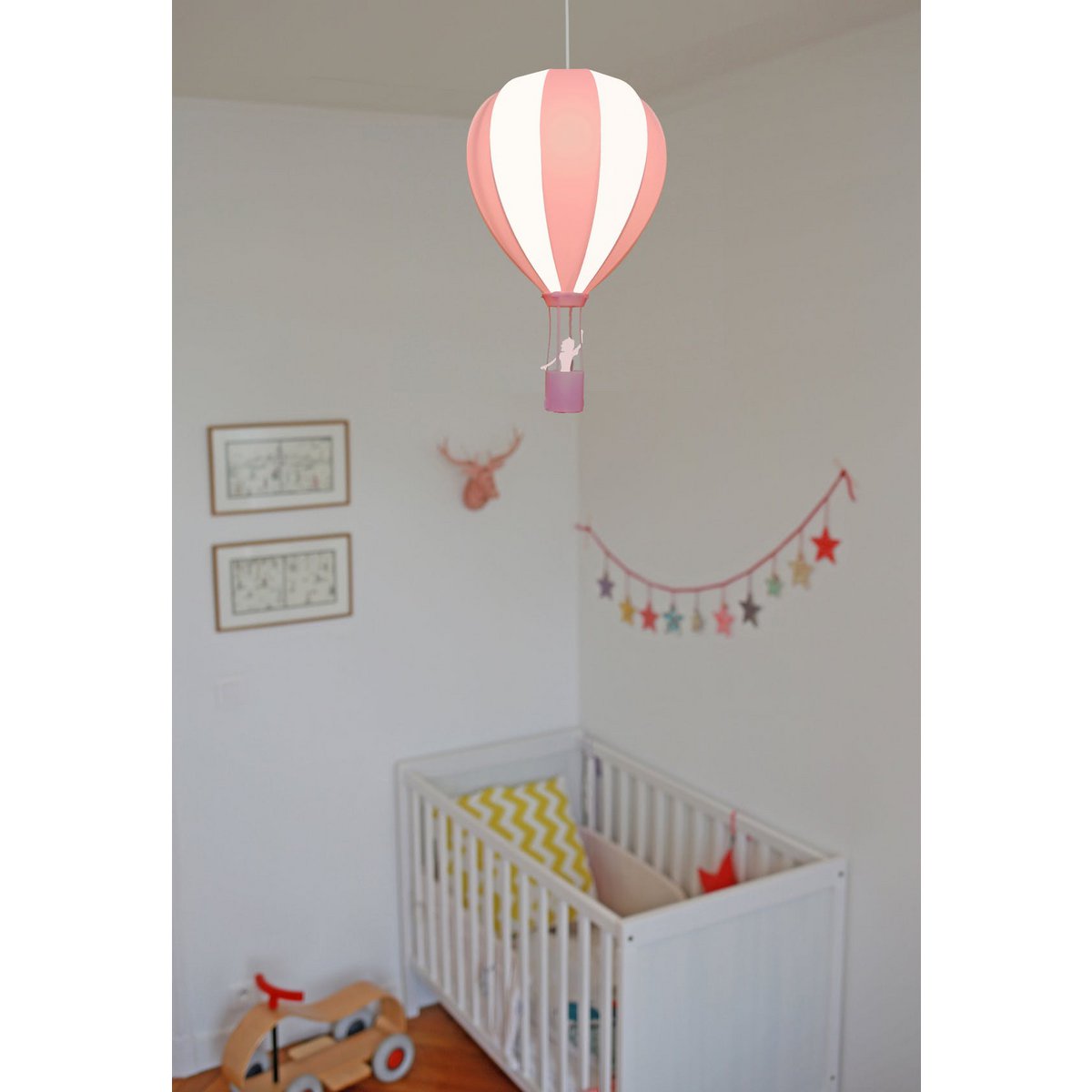 LAMPA WISZĄCA DZIECIĘCA RÓŻOWY BALON