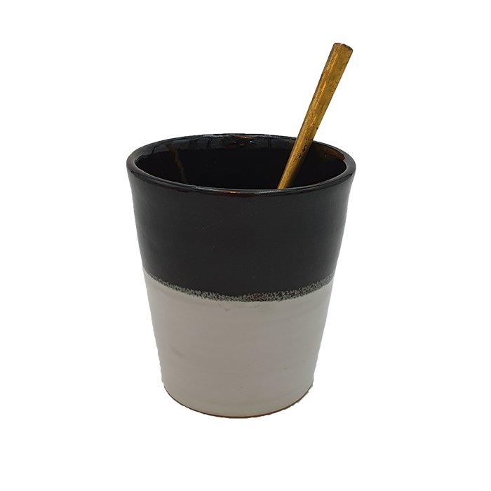 Mug bicolore noir et blanc 200-045