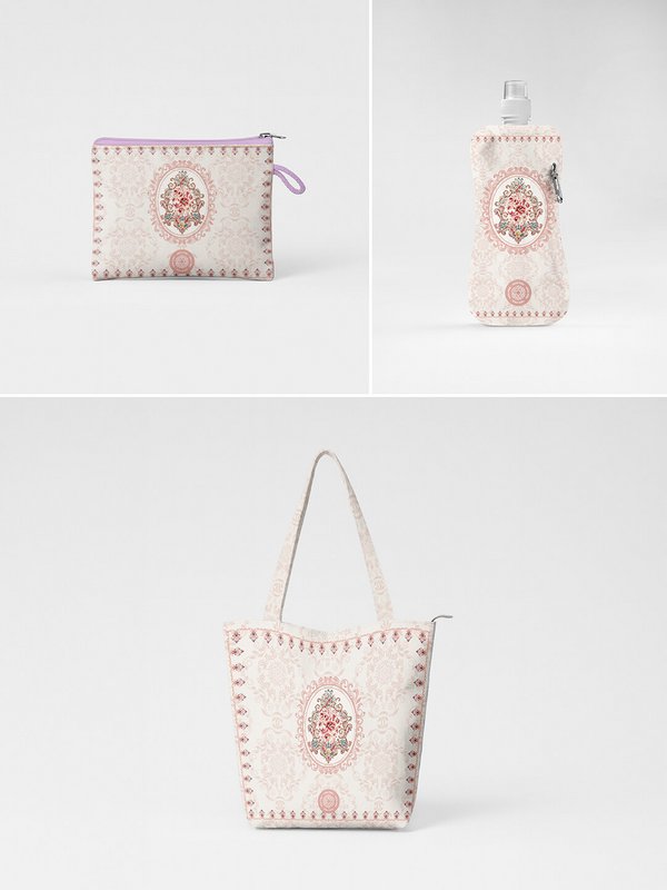 Pouch English Rose