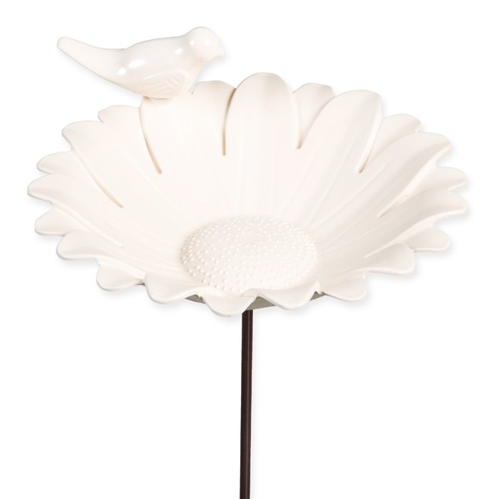 Gartenstecker "Blume/Vogel"
