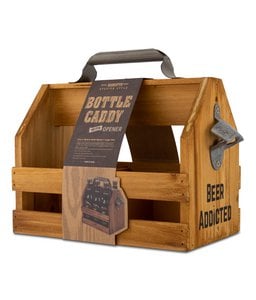 Caddy aus Holz für 6 Bierflaschen