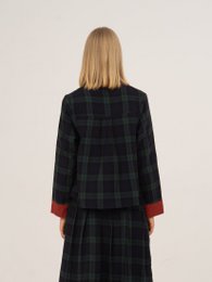 Evermore geruit blauw en rood shirt