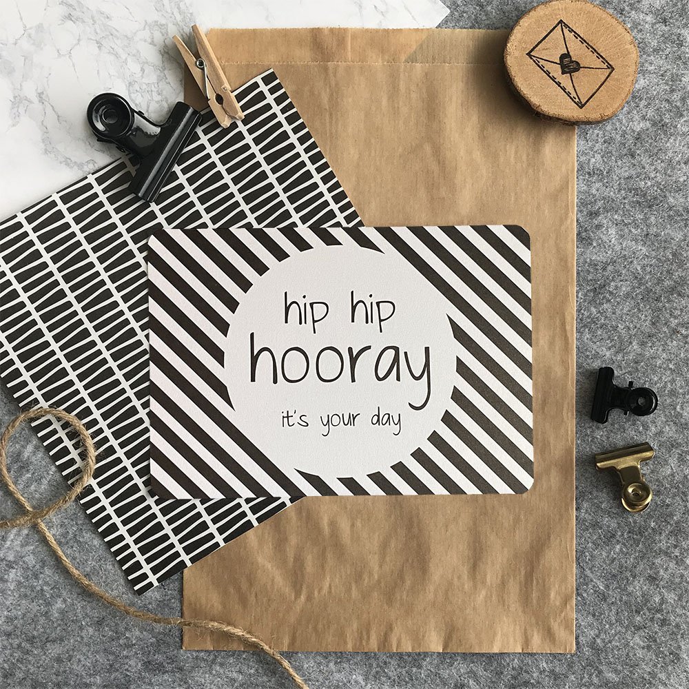 Card - Hip hip hooray