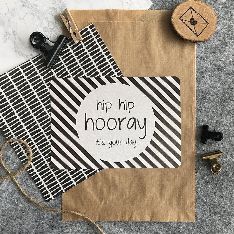 Card - Hip hip hooray