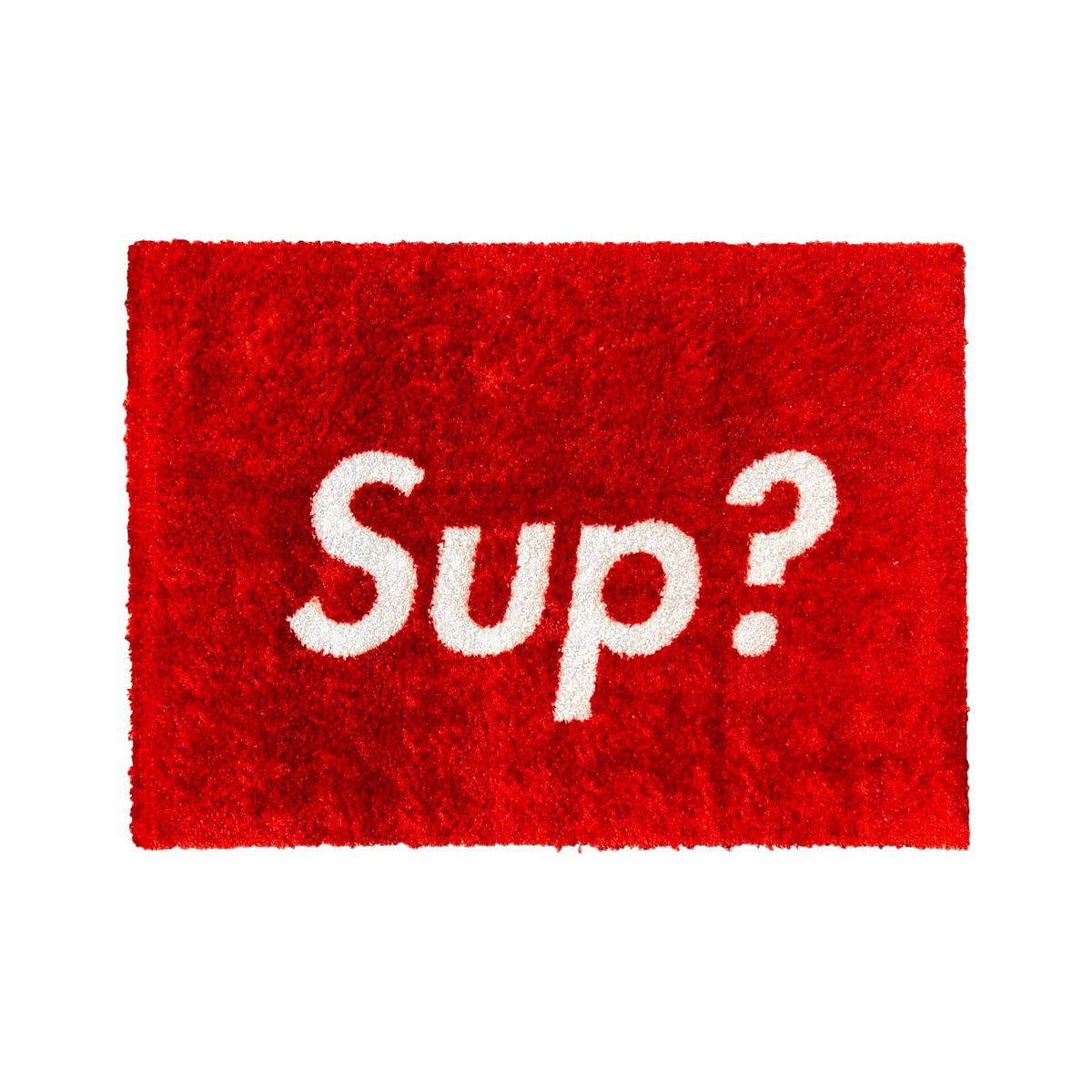 Sneaker rug / doormat - SUP? - Red