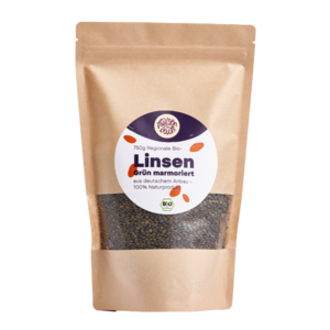 Organic lentils from Germany