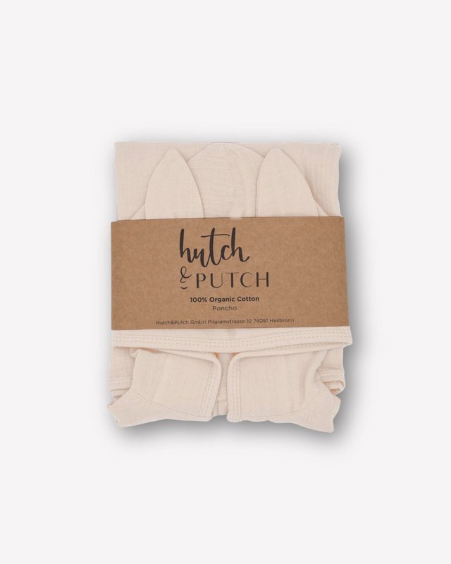 Muslin bath poncho
