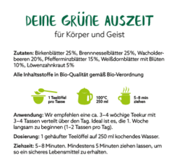 🍵 Grøn & ren te - din grønne pause for krop og sind 50g