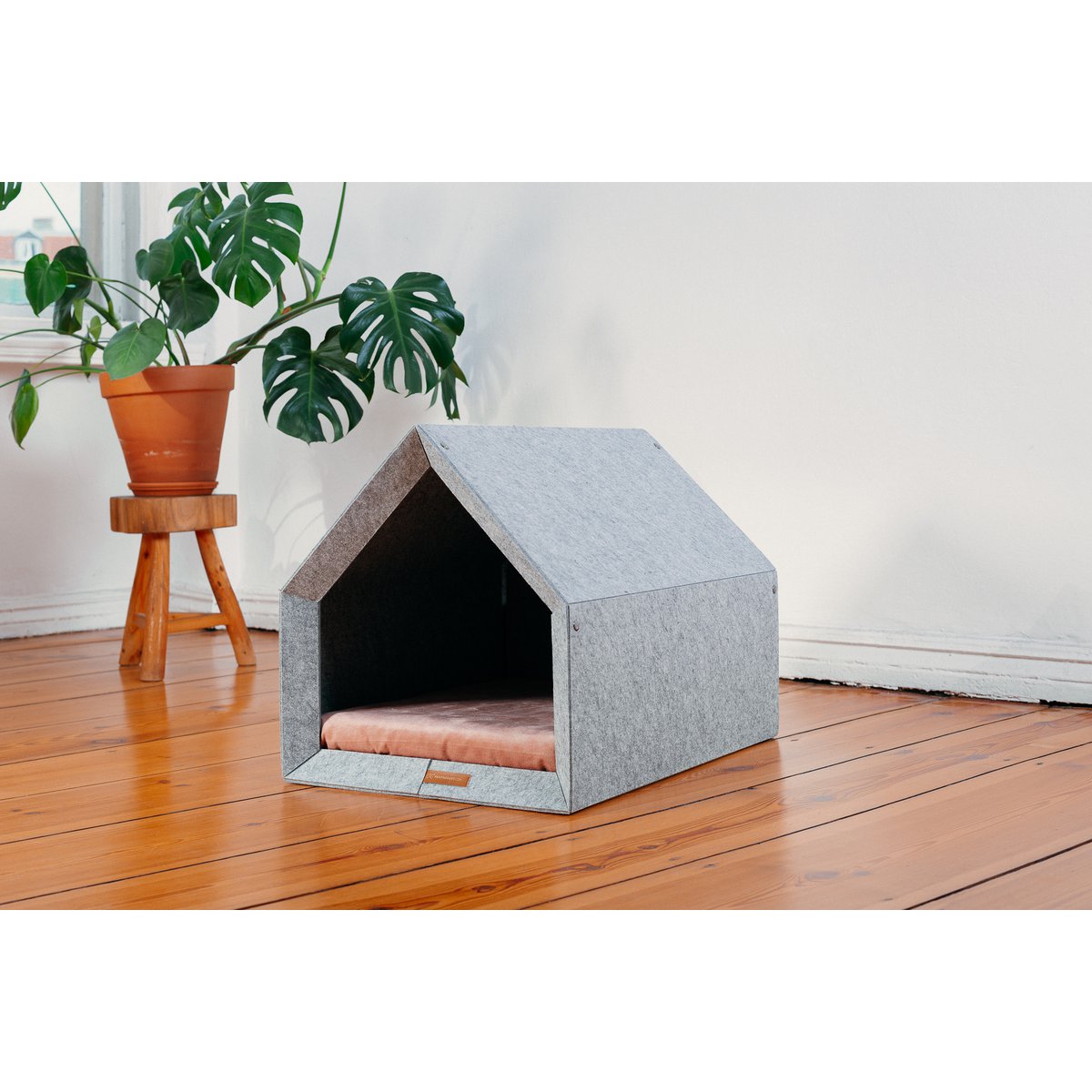Pethome Perfekt hus til en hund og en kat - lysegrå/genanvendt