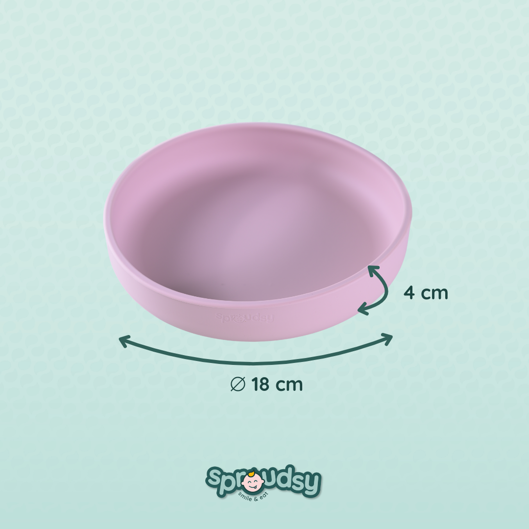 Baby plate with suction cup – Serene