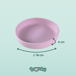 Baby plate with suction cup – Serene