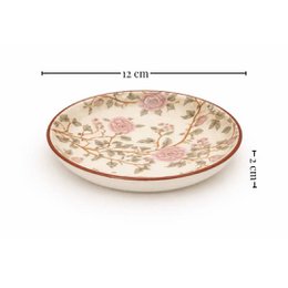 Middagstallerken | Håndlavet serveringsblomsterpæon | Stentøj