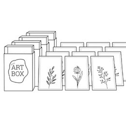 DIY Mini Art – Kwiaty (4 szt.)