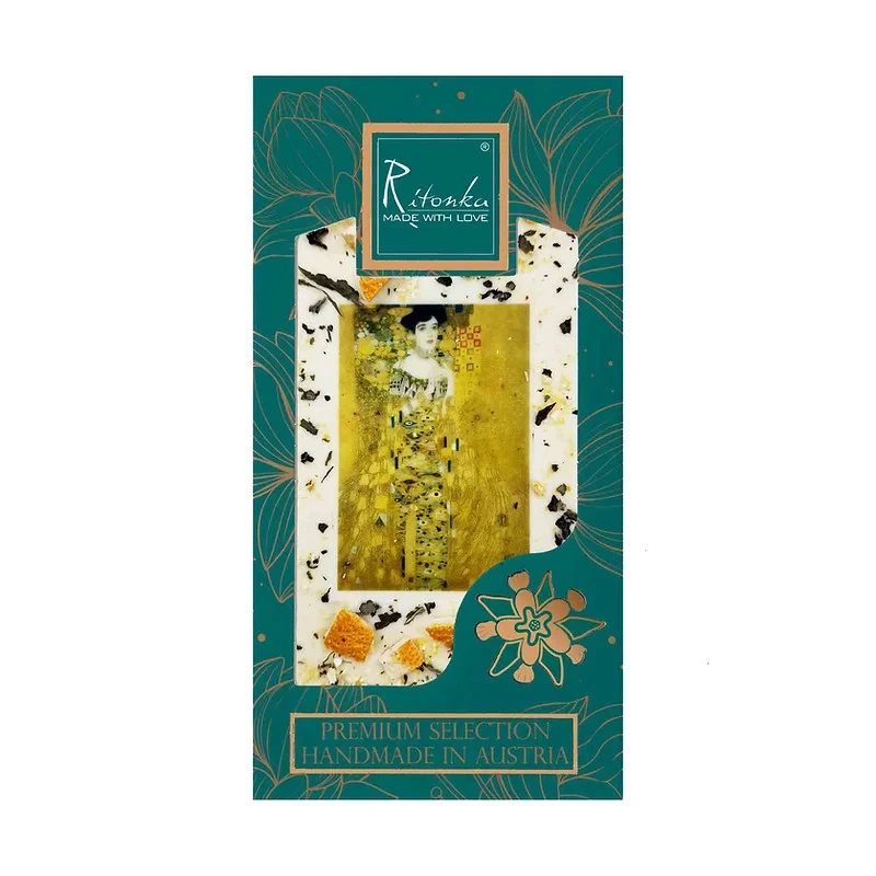 PREMIUM white chocolate Klimt woman