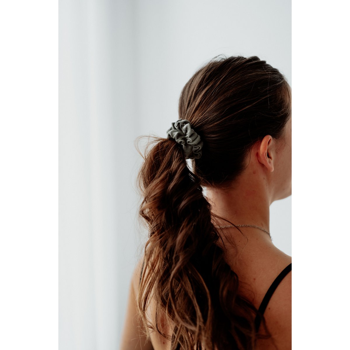 Scrunchies elastici in lino senza plastica natalizi - Elastici per capelli in lino