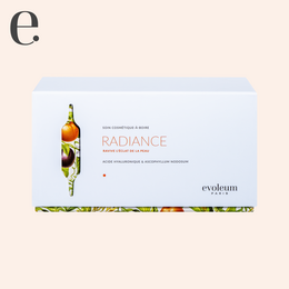Radiance, nutricosmétique de pointe éclat de la peau, 21 ampoules