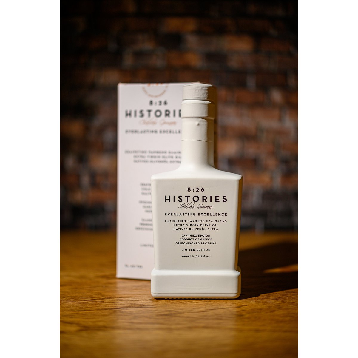 8:26 Histories Extra Virgin Olive Oil 200ml bottle Premium Luxury  Edition