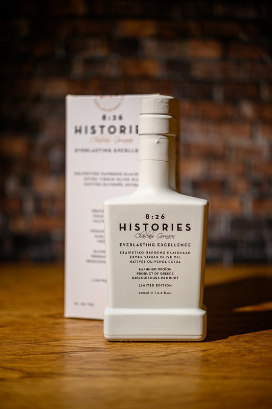 8:26 Histories Extra Virgin Olive Oil 200 ml flaske Premium Luxury Edition