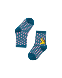 koaa – Le Canard « All Over » – Chaussettes turquoise/rose