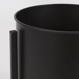 Jessy urtepotte på stativ - Sæt med 3 - H35 x Ø27 cm - Metal - Sort