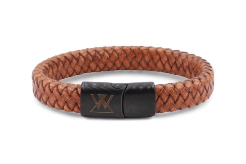 Læderarmbånd 12mm - Med kollektion