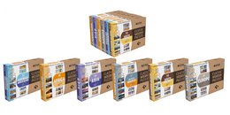 Eco Wood Art (EWA) 4 dobbelt -sidet Keep Jigsaw Puzzles, Nordamerika, 1447, sammen 70 × 17,5 × 1,5 cm, papkasse