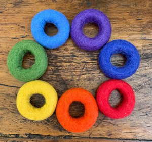 Rainbow Felt Doughnuts/7