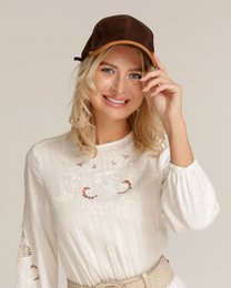Ferry │ Suede Leather Cap