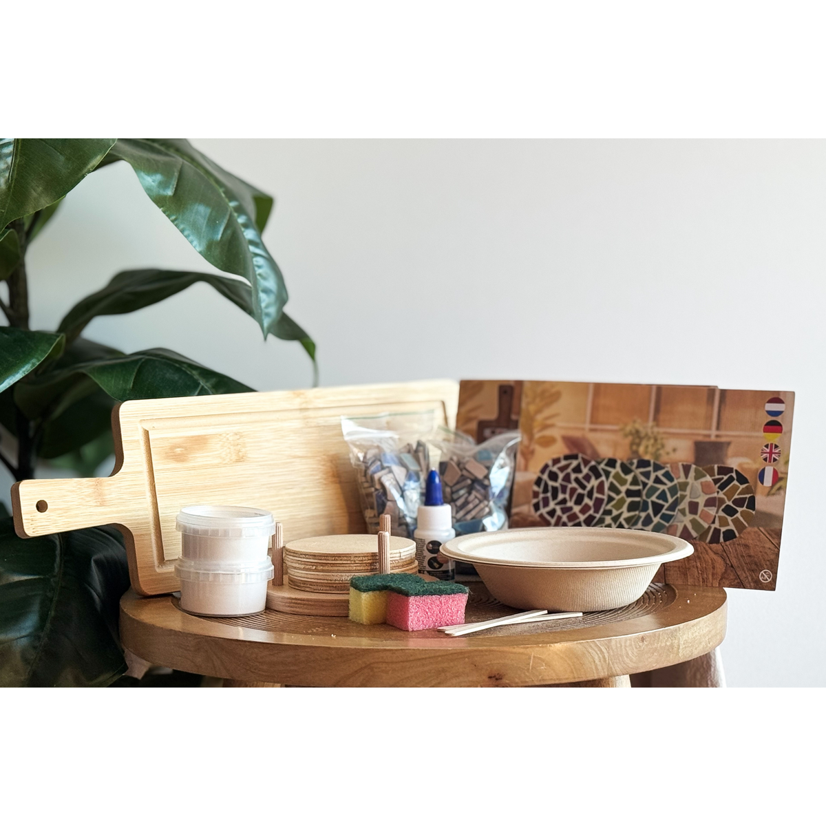 Paquete combinado mosaico Borrelplank & Coasters