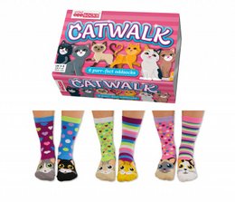Catwalk Kat Sokken 37-42 Oddsocks