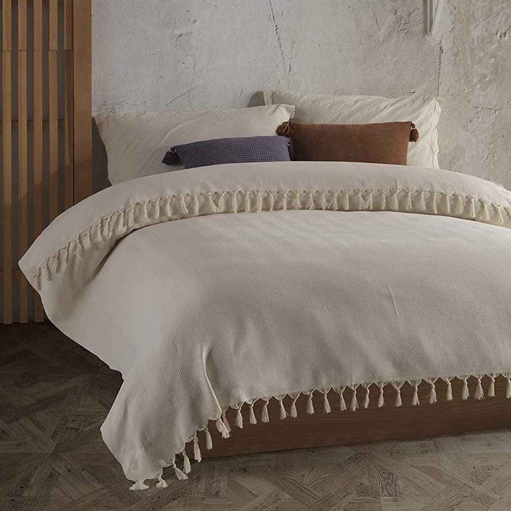 BOHORIA® XXL Tulum bedspread "Natural Cotton"