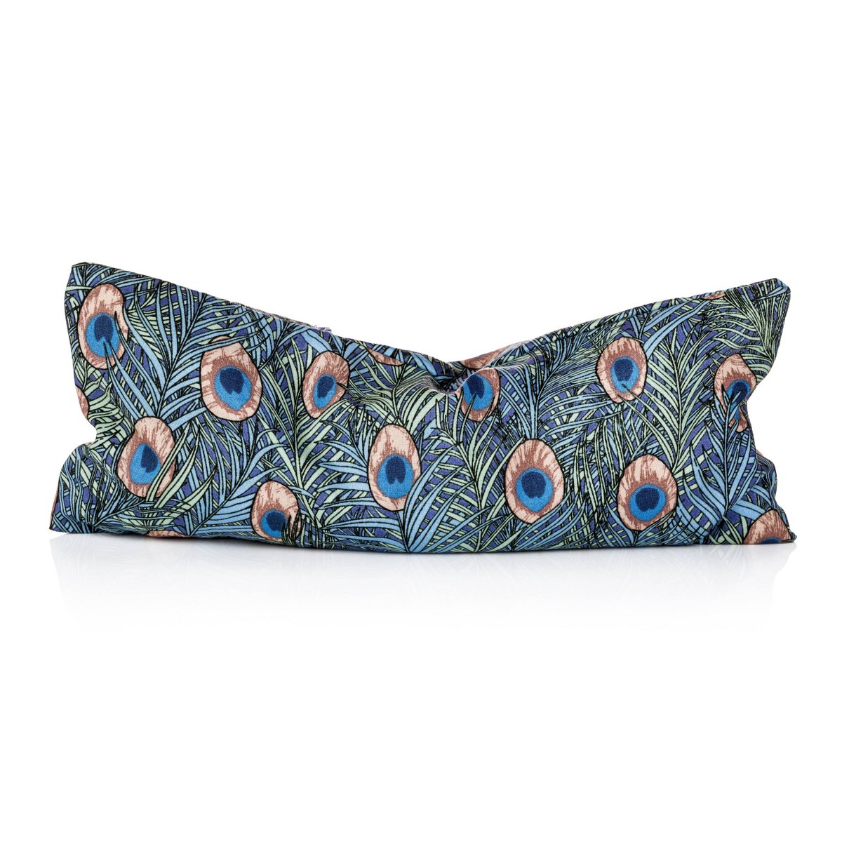 Relaxation Eye Pillow Peacock Feathers Pattern