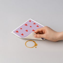 Schwammtuch - Heart - No. 4
