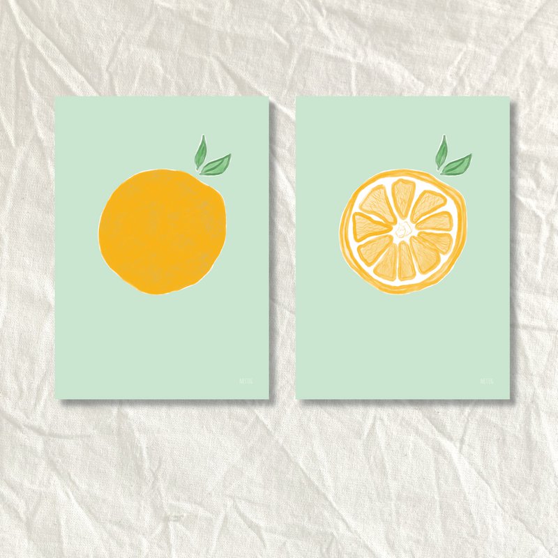 Conjunto de tarjetas | Fresco y afrutado