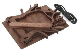 Vogelhäuschen, hängendes Vogelhäuschen aus Holz