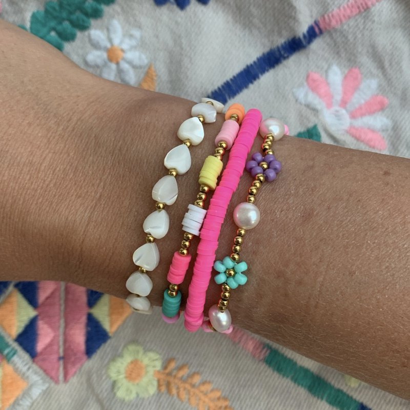 Surf bracelet | Neon pink