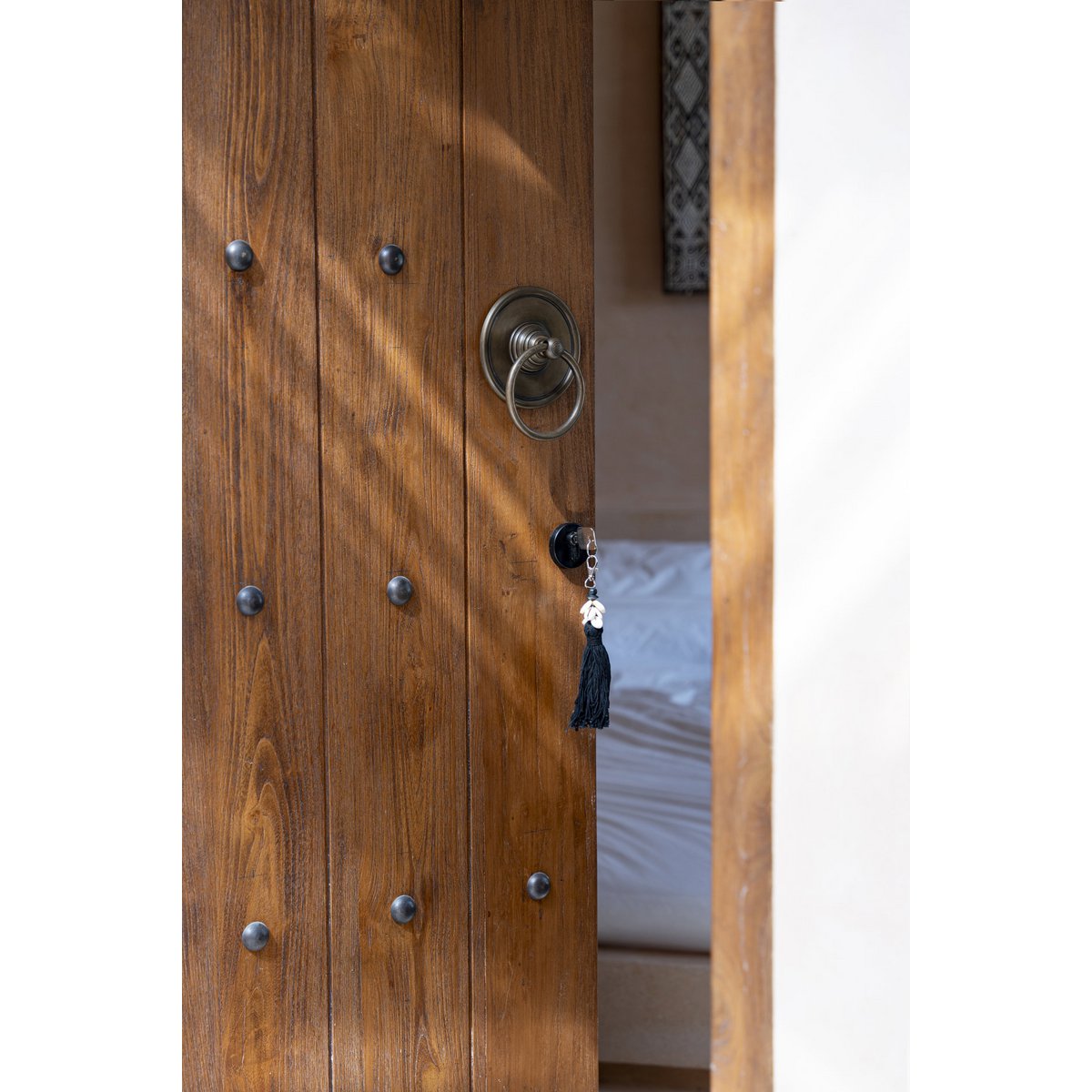 De Sumbawa sleutelhanger - zwartbruin