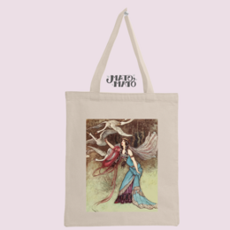 Celtic mythology Theme, Organic Tote Bag- Irish Mythology