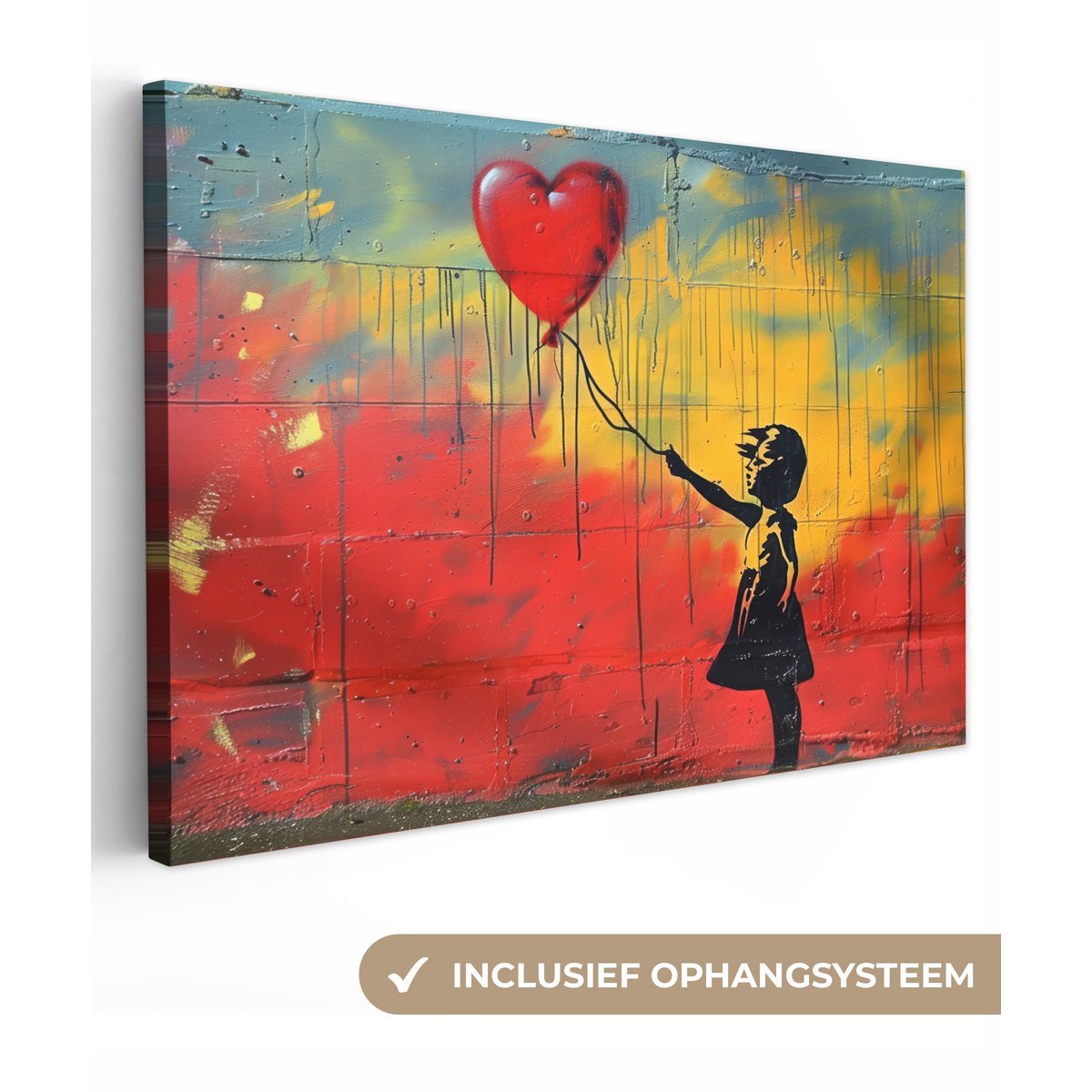 Leinwand Malerei - Wanddekoration Banksy Sty