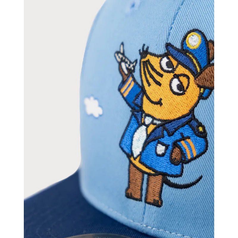 Koaa - Die Maus "Pilot" - Snapback Kids Light-Blue / Navy