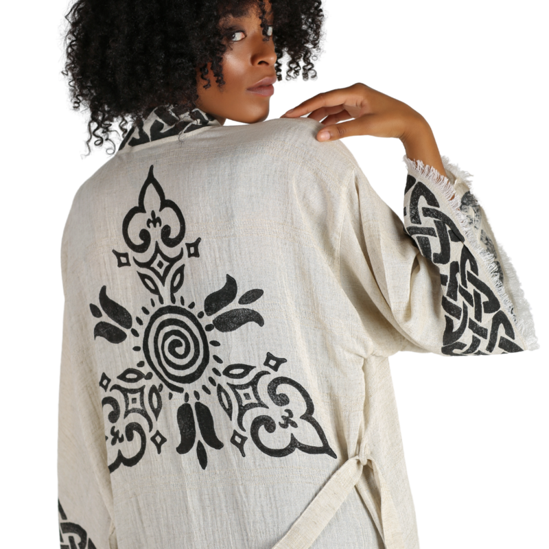 Kimono Largo Tulipán Algodón
