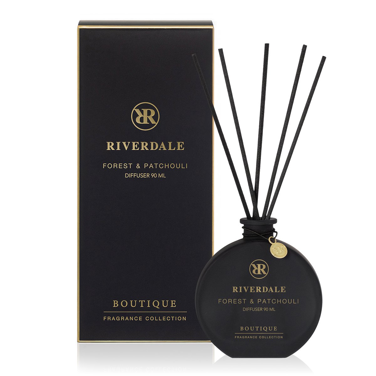 Boutique Duftstäbchen Wald & Patchouli 90 ml schwarz