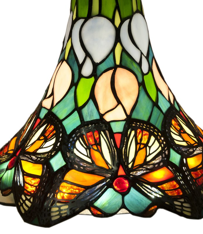 Lampa stołowa Tiffany średnica 35cm Seria Butterfly LG207260