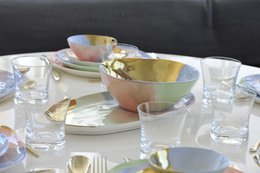 OVAL TRICOLOR-PARADISE DISH