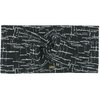 Headband Black White Ponte Jersey