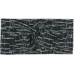 Headband Black White Ponte Jersey