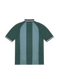Horda Football Style Recycled Mesh Polo Forest Green
