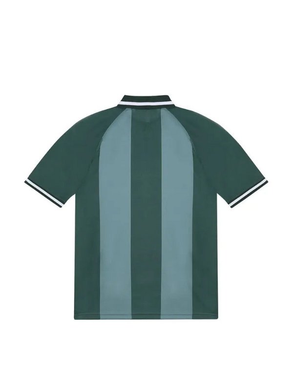 Horda Football Style Recycled Mesh Polo Forest Green