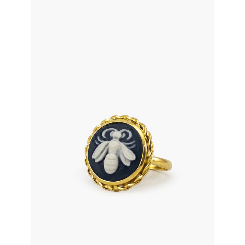 Bienen-Cameo-Ring