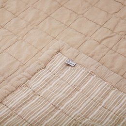 ANNA TERRACOTTA LAVE omkeerbare babyrustdeken